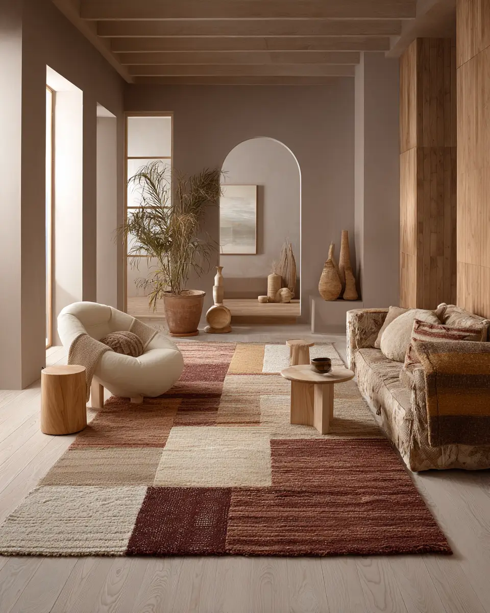 Terracotta Scandinavian Living Room Decor Ideas