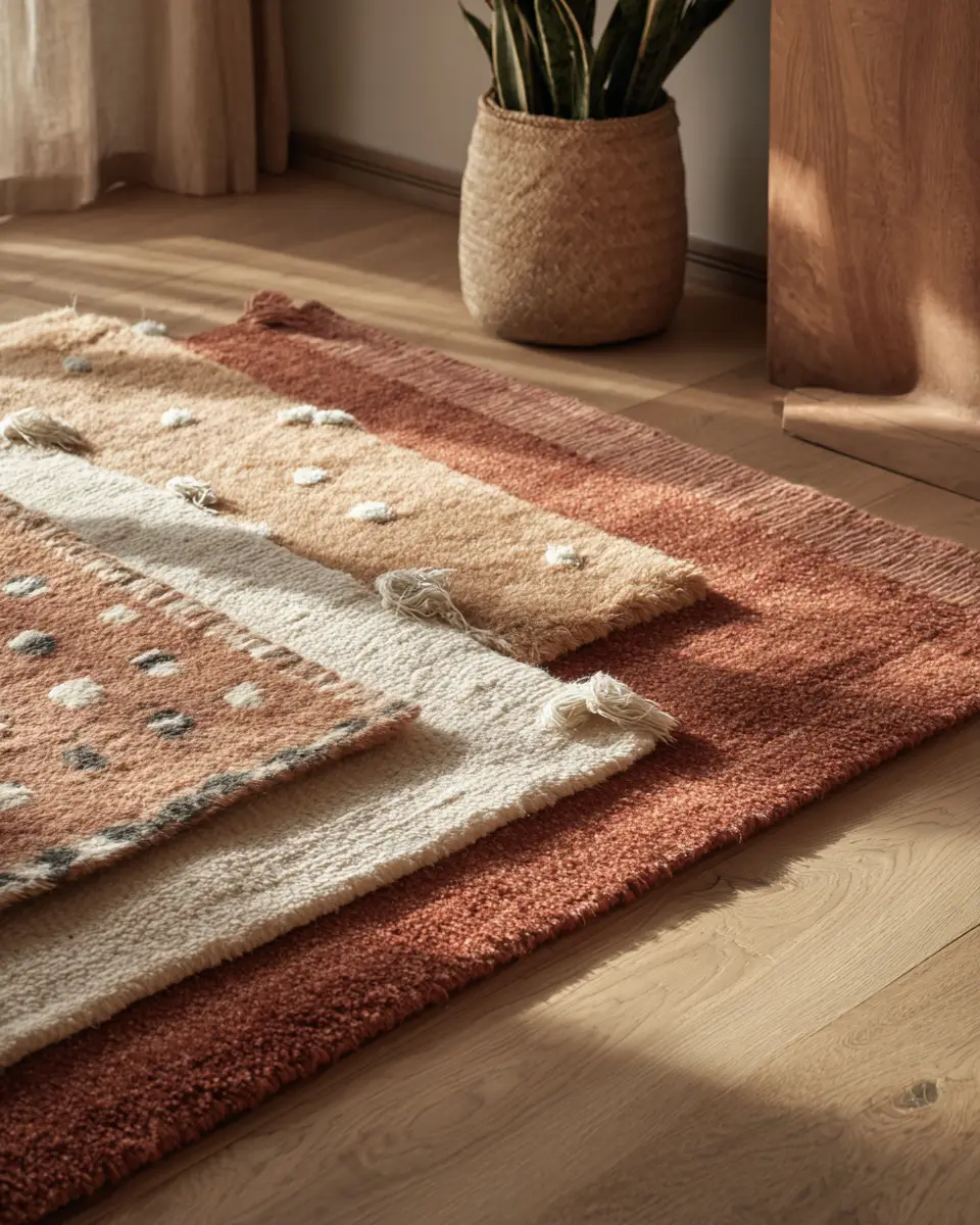 Terracotta Scandinavian Living Room Decor Ideas