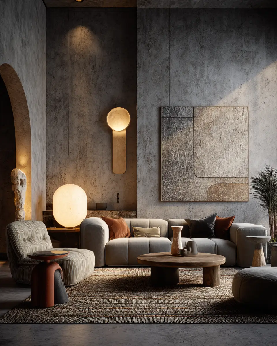 Terracotta Scandinavian Living Room Decor Ideas