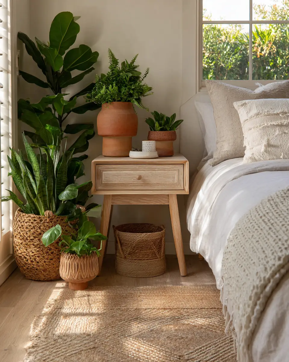 Terracotta Transitional Bedroom Decor Ideas