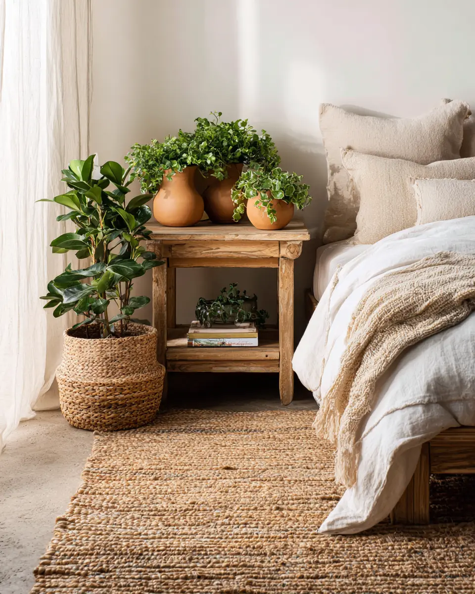 Terracotta Transitional Bedroom Decor Ideas