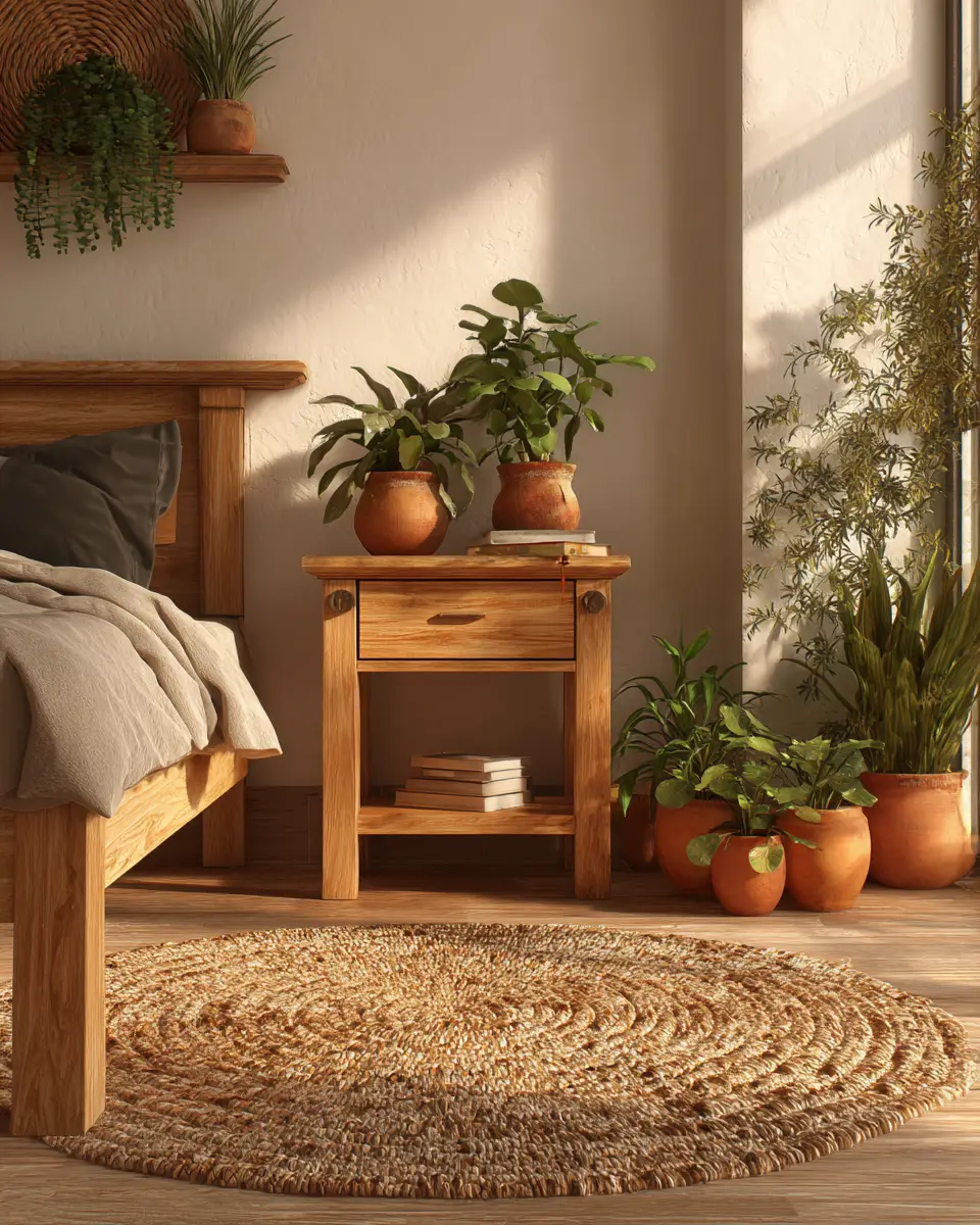 Terracotta Transitional Bedroom Decor Ideas