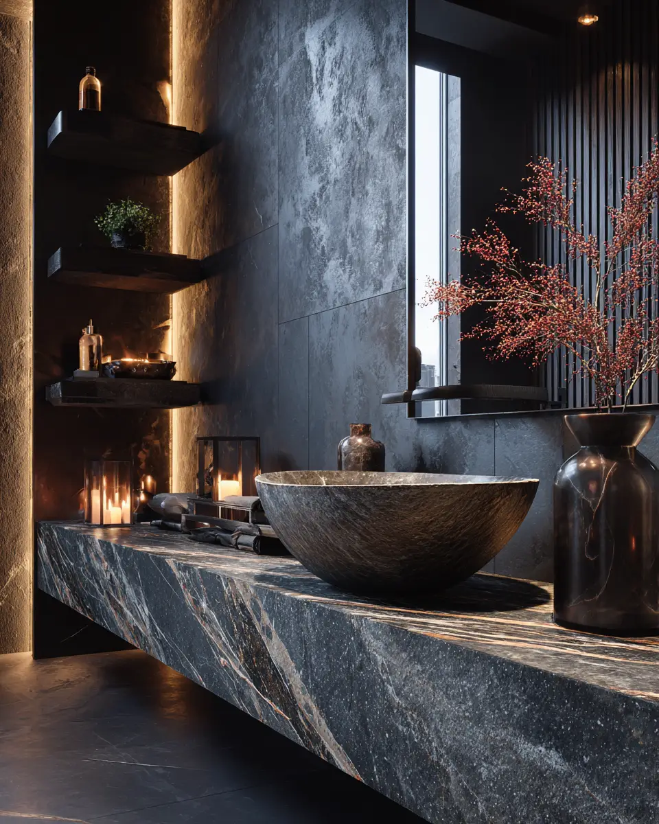 Texture-Rich Bathroom Decor Ideas