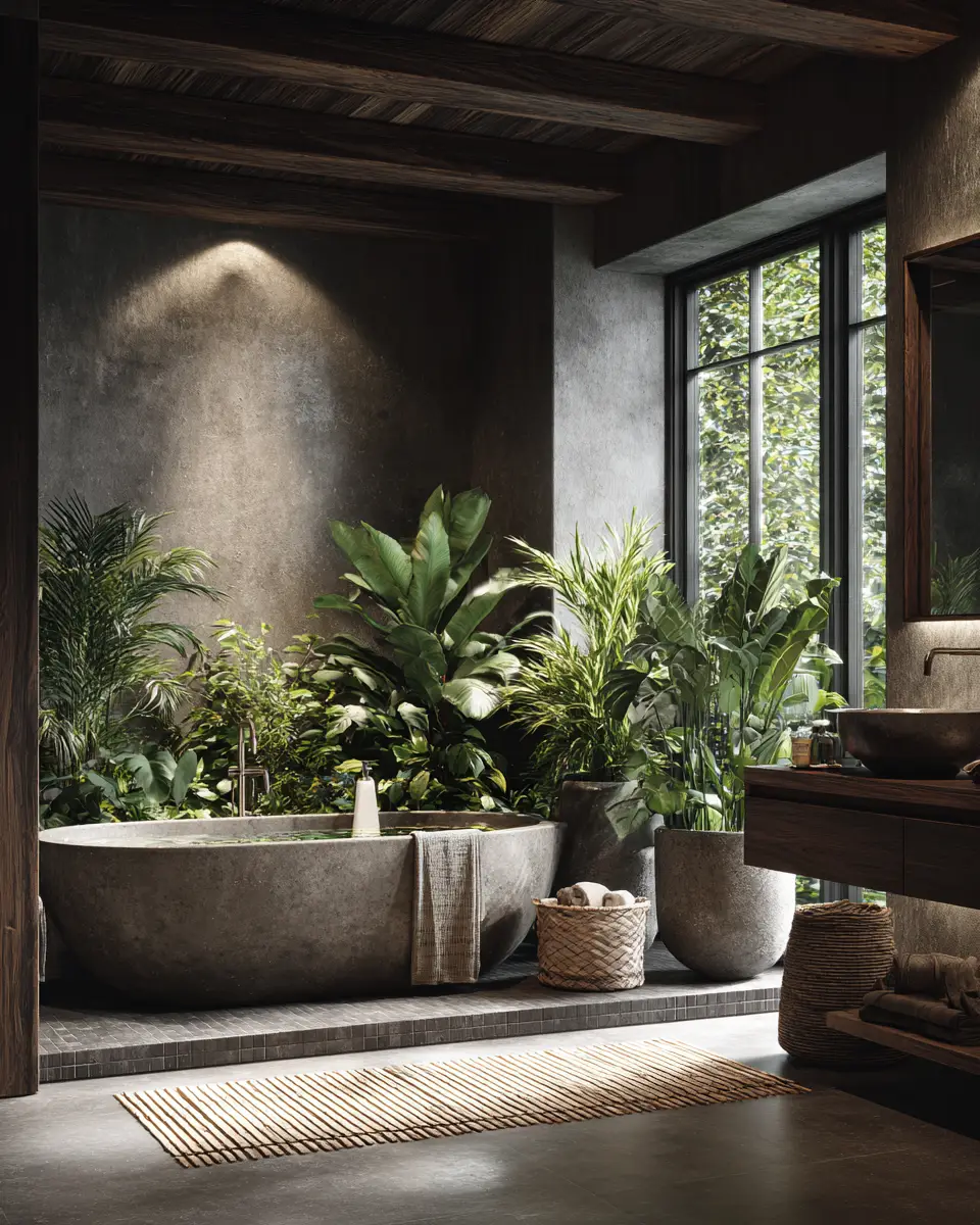 Texture-Rich Bathroom Decor Ideas