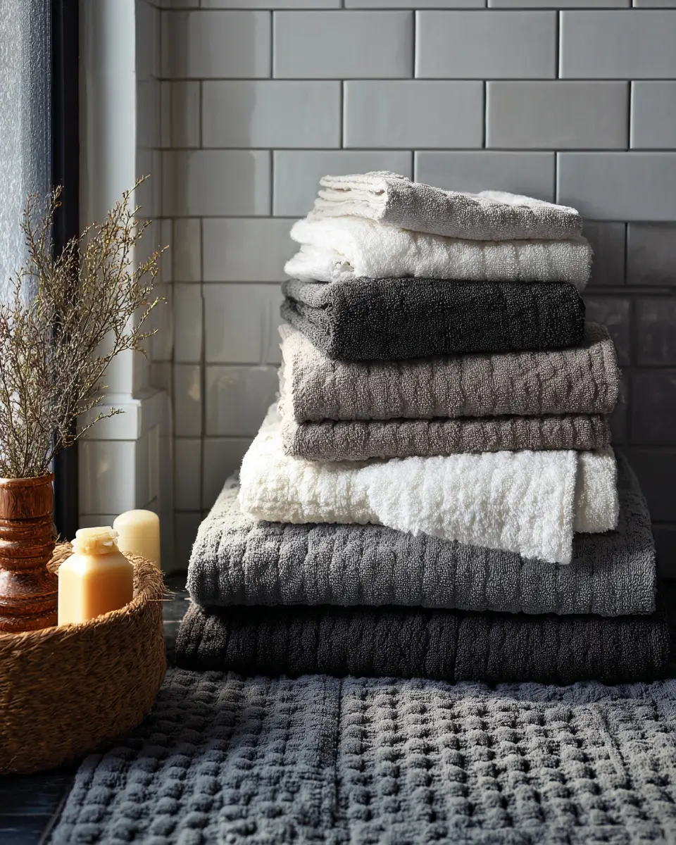 Texture-Rich Bathroom Decor Ideas