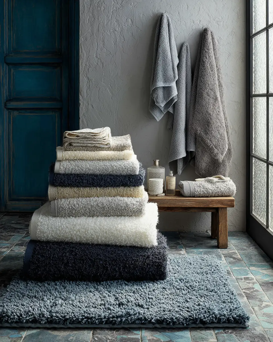 Texture-Rich Bathroom Decor Ideas