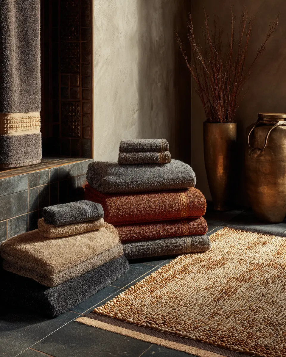 Texture-Rich Bathroom Decor Ideas