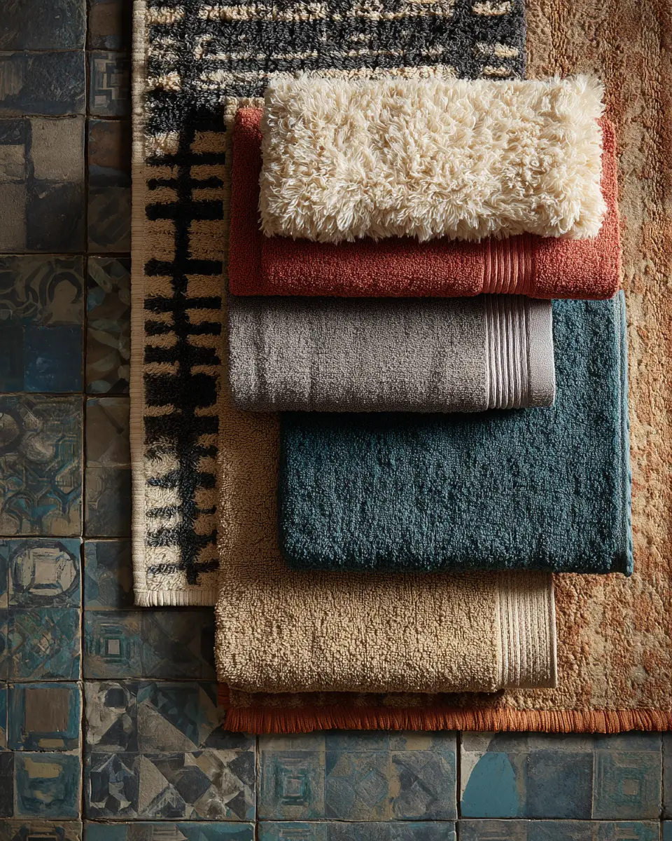 Texture-Rich Bathroom Decor Ideas