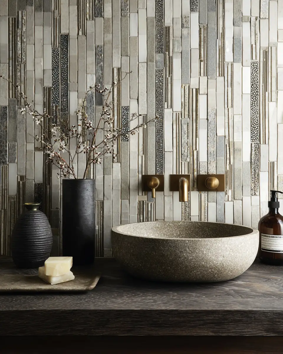 Texture-Rich Bathroom Decor Ideas