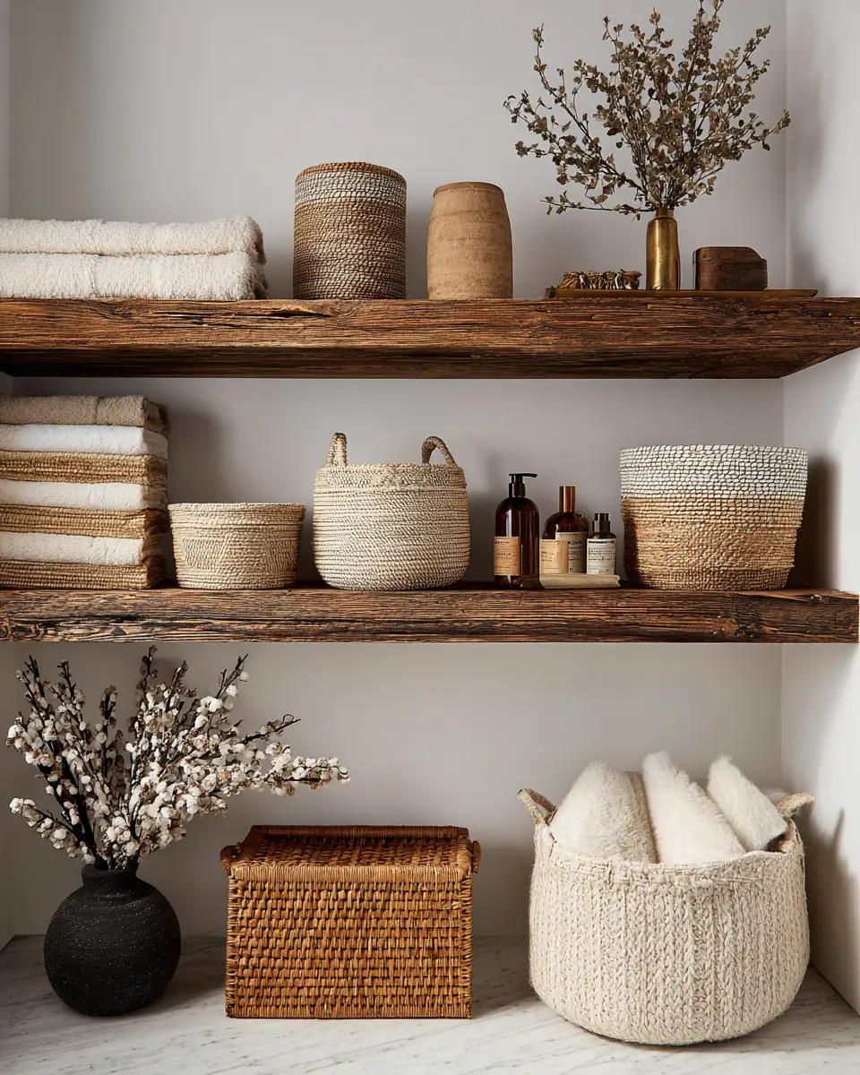 Texture-Rich Bathroom Decor Ideas