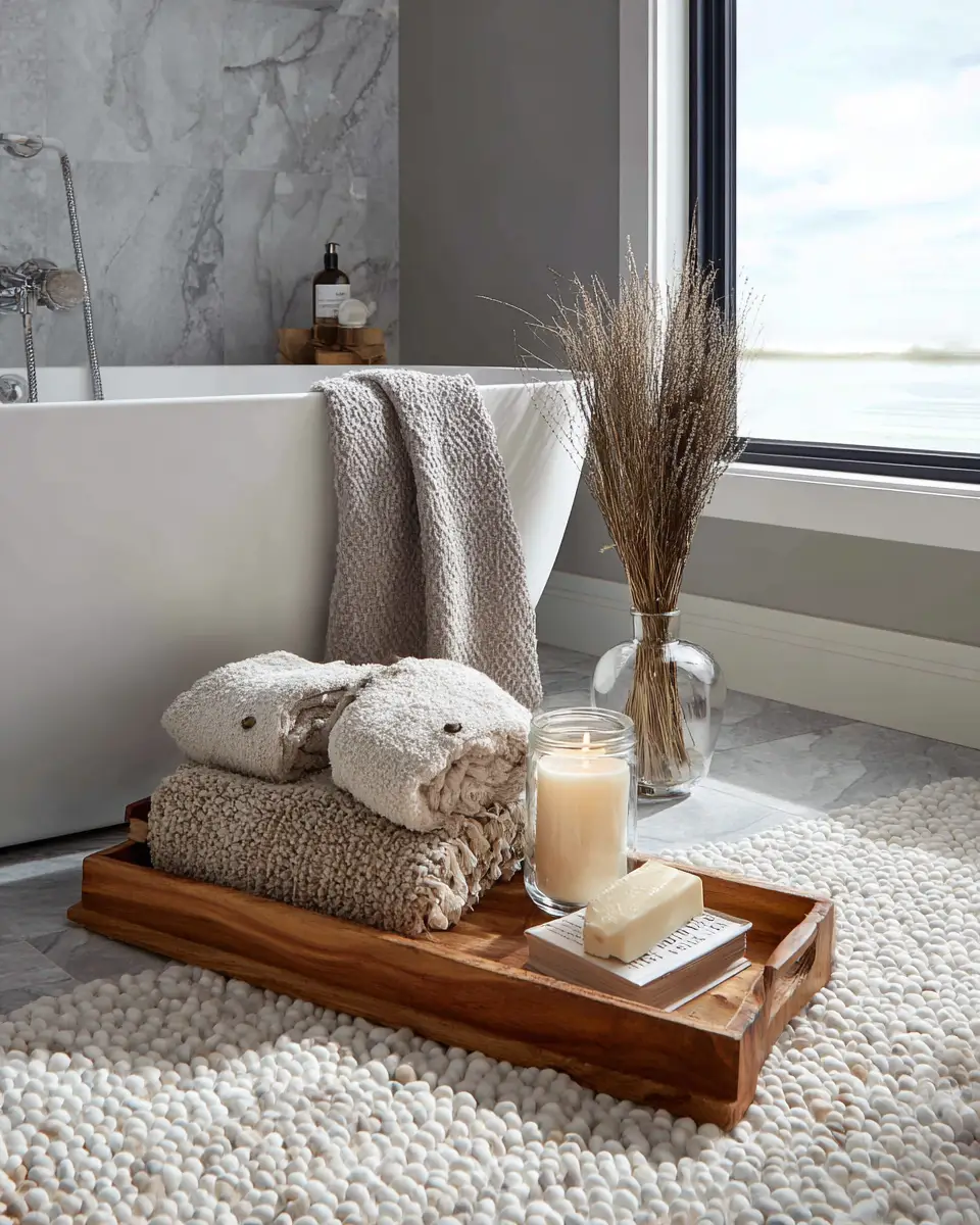 Texture-Rich Bathroom Decor Ideas