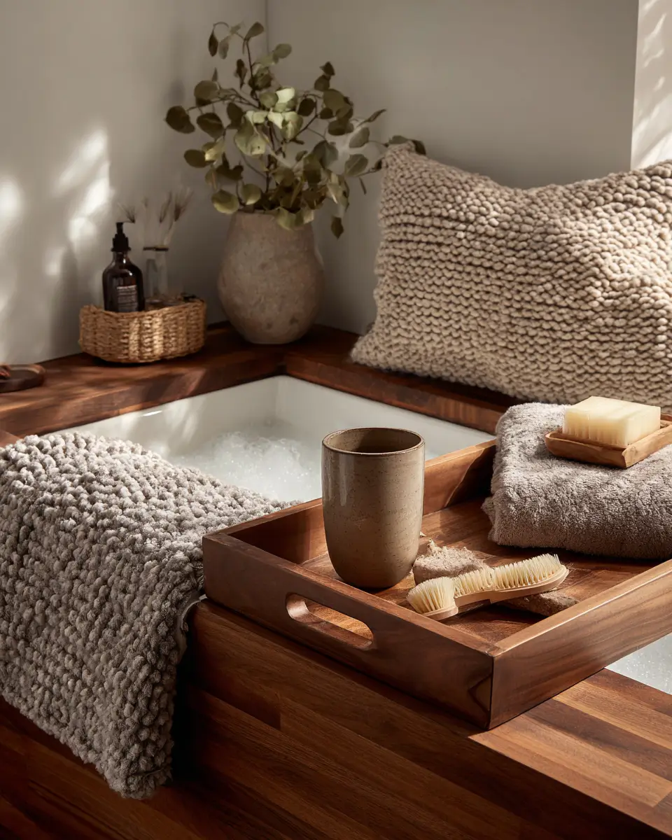 Texture-Rich Bathroom Decor Ideas