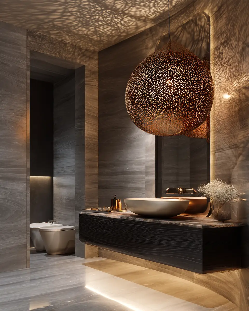 Texture-Rich Bathroom Decor Ideas
