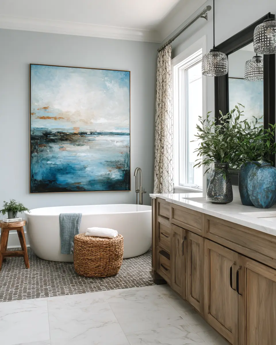 Transitional Bathroom Decor Ideas