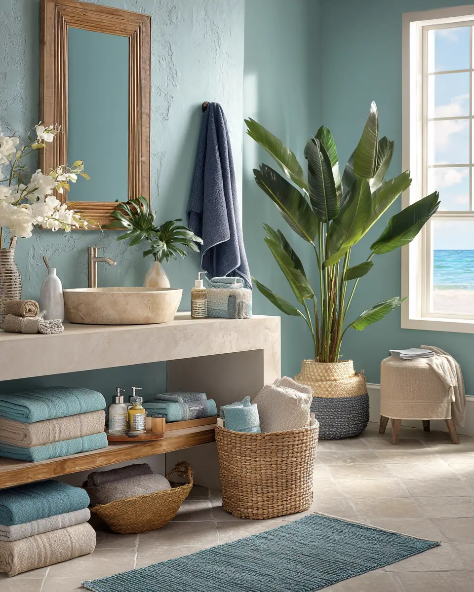 Tropical Bathroom Decor Ideas