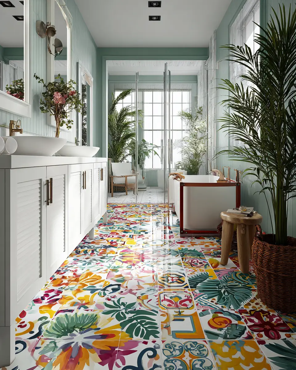 Tropical Bathroom Decor Ideas