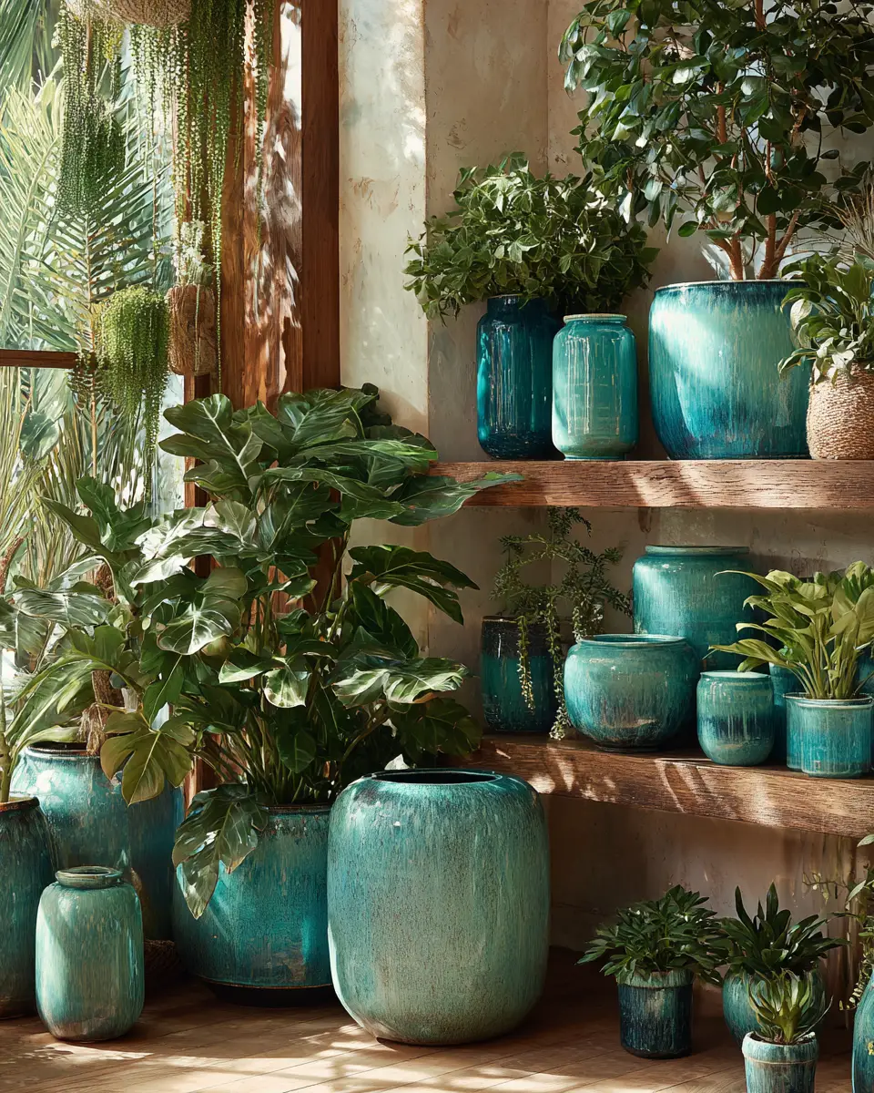 Turquoise Boho Home Office Decor Ideas