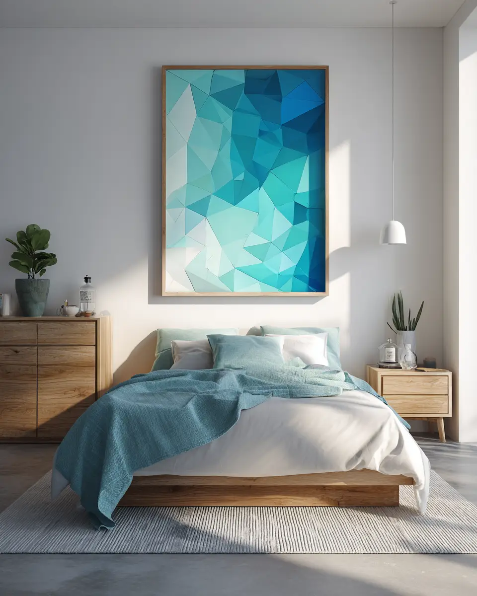 Turquoise Minimalist Bedroom Decor Ideas