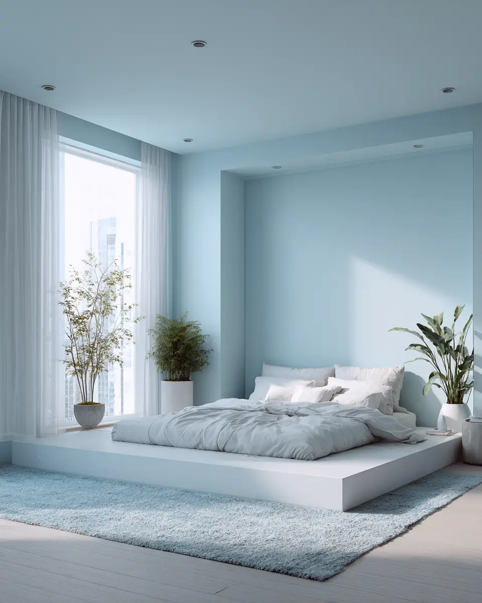 Turquoise Minimalist Bedroom Decor Ideas