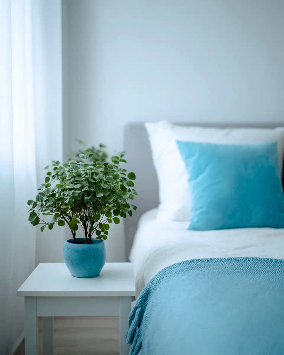 Turquoise Minimalist Bedroom Decor Ideas