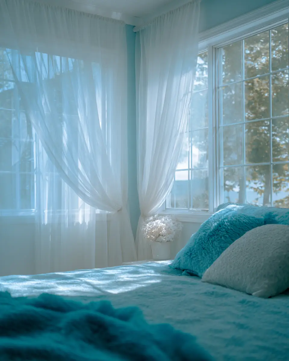 Turquoise Minimalist Bedroom Decor Ideas