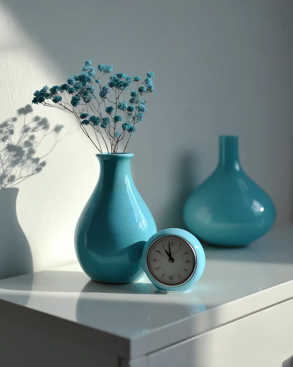 Turquoise Minimalist Bedroom Decor Ideas