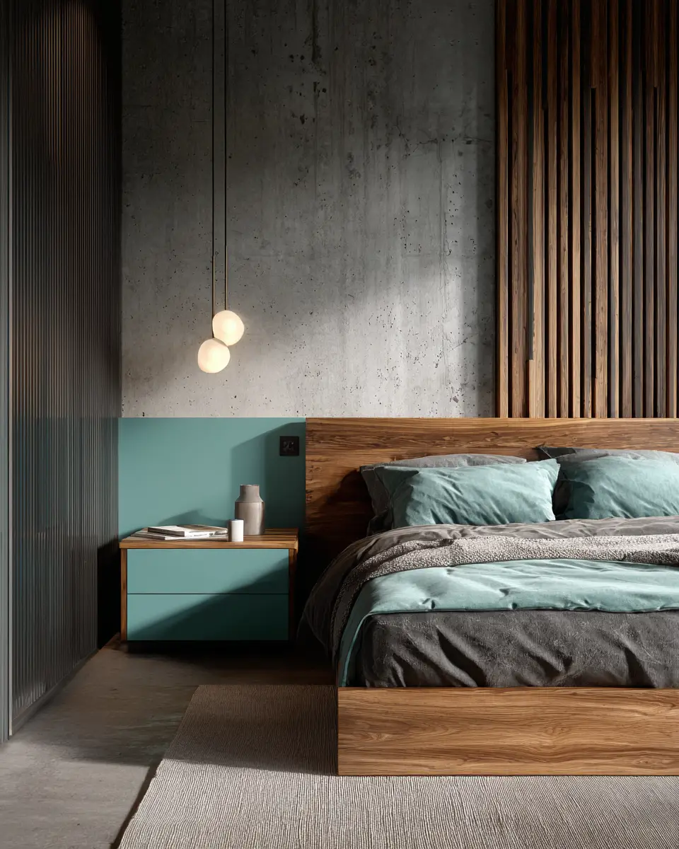 Turquoise Minimalist Bedroom Decor Ideas