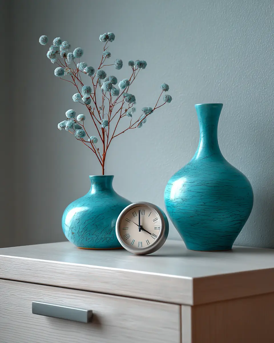 Turquoise Minimalist Bedroom Decor Ideas