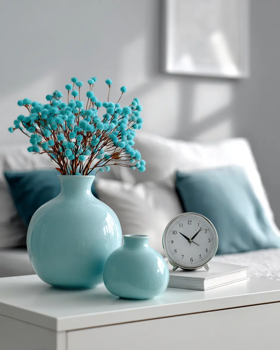 Turquoise Minimalist Bedroom Decor Ideas