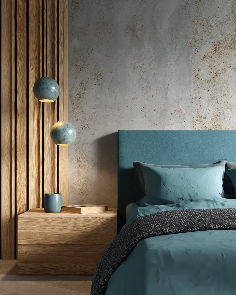 Turquoise Minimalist Bedroom Decor Ideas