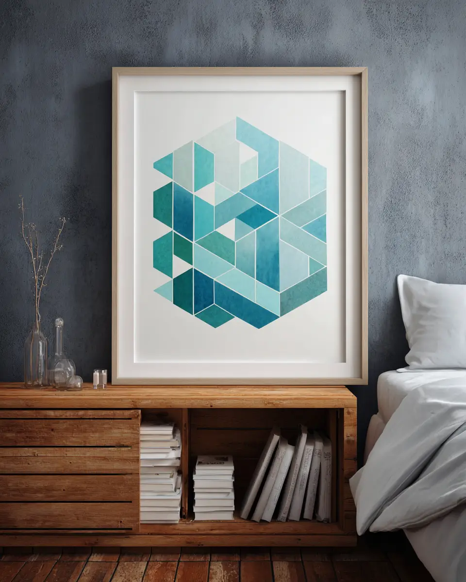 Turquoise Minimalist Bedroom Decor Ideas