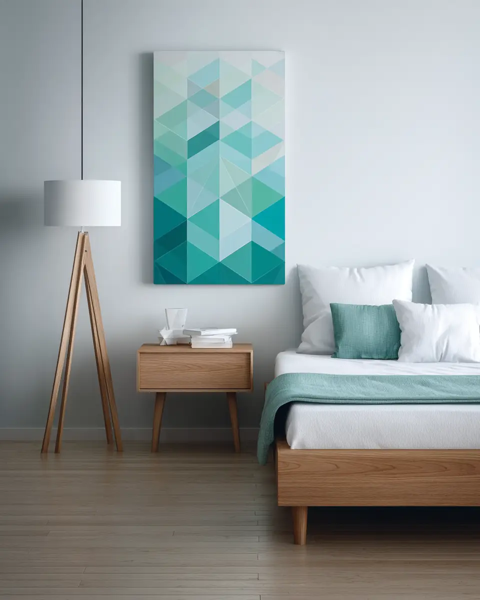 Turquoise Minimalist Bedroom Decor Ideas