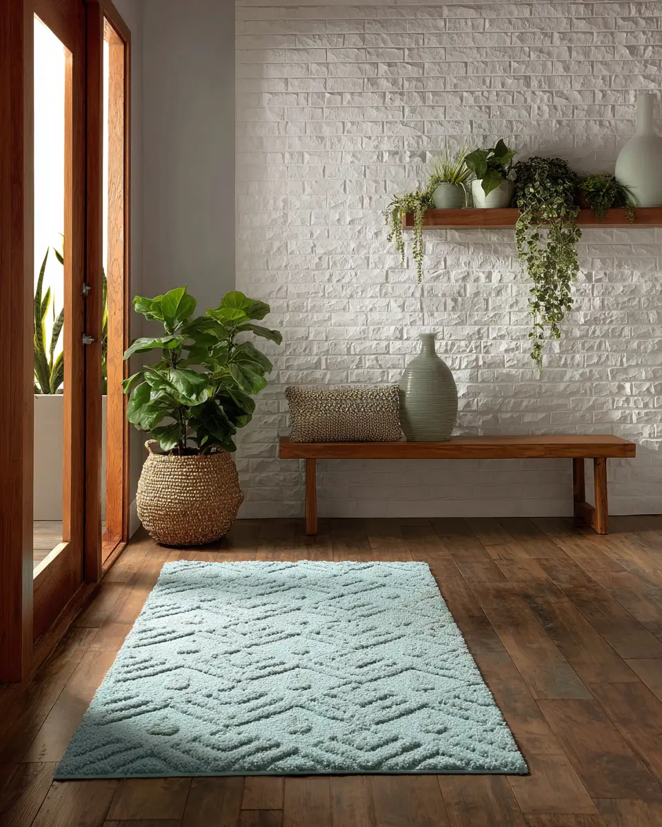 Turquoise Modern Entryway Decor Ideas