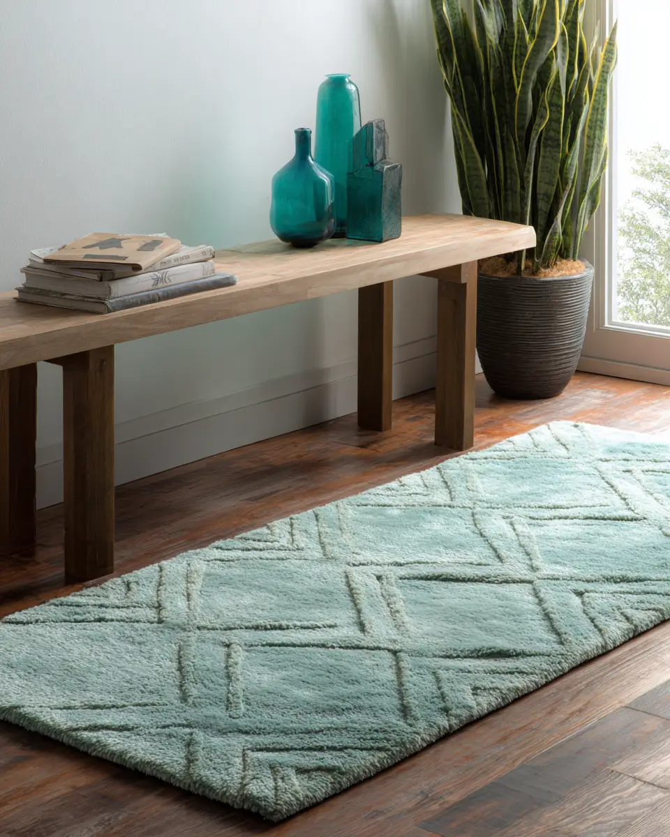 Turquoise Modern Entryway Decor Ideas