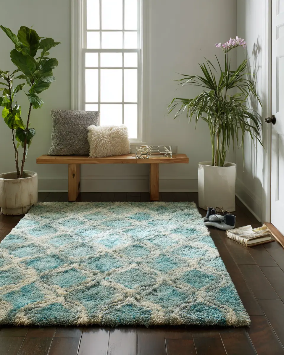 Turquoise Modern Entryway Decor Ideas