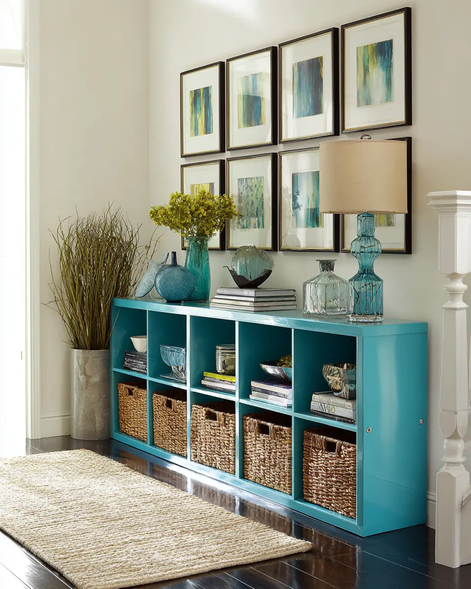 Turquoise Modern Entryway Decor Ideas