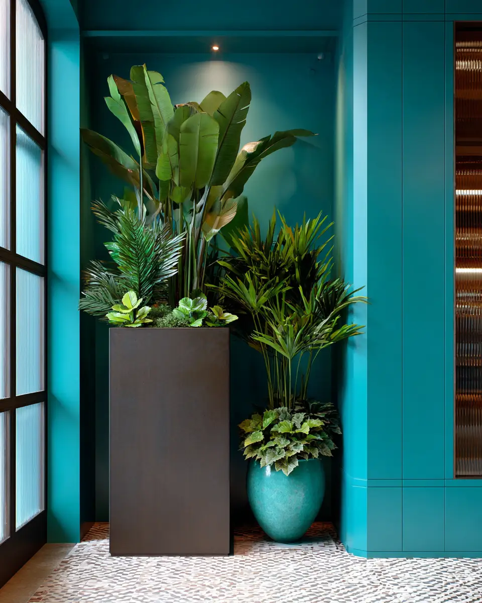 Turquoise Modern Entryway Decor Ideas