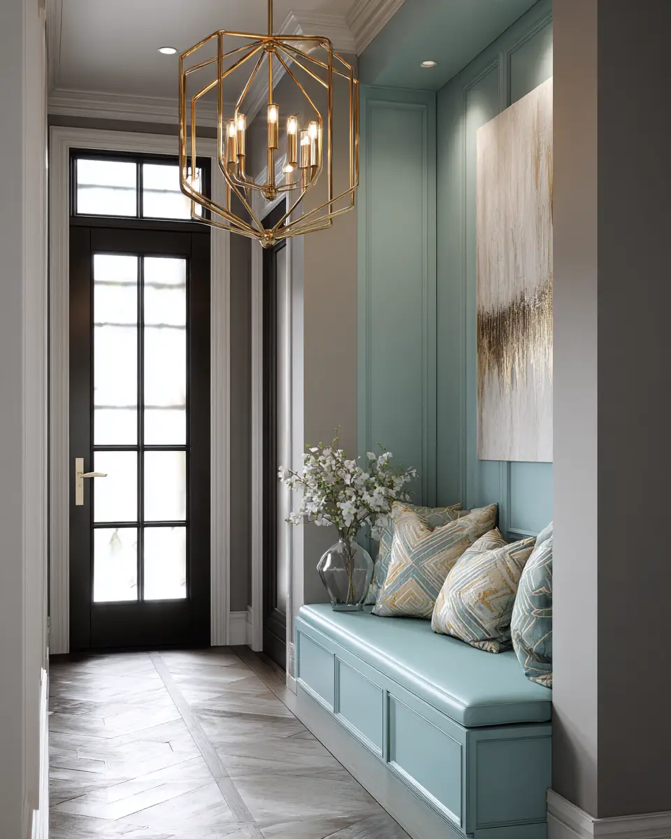 Turquoise Modern Entryway Decor Ideas