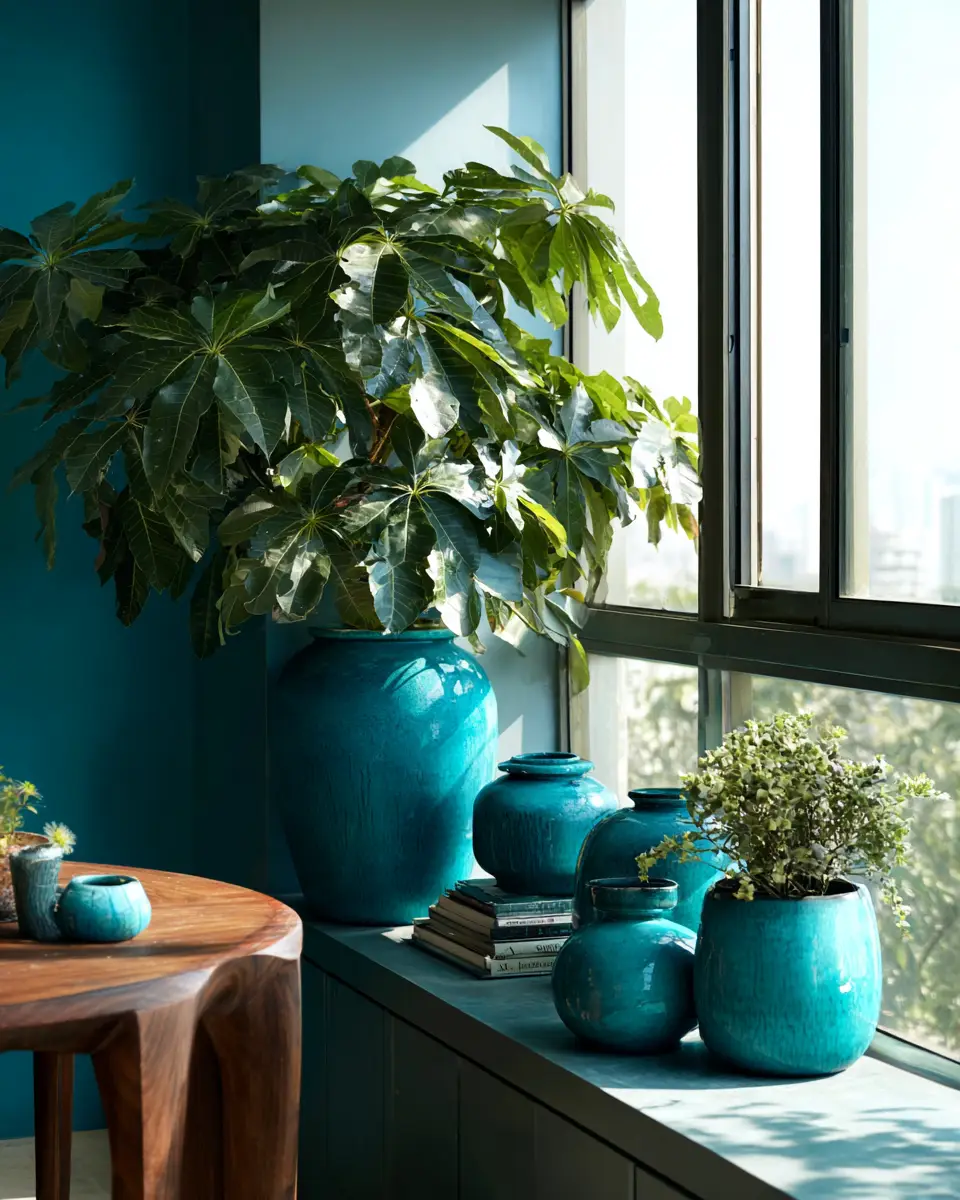 Turquoise Modern Home Office Decor Ideas