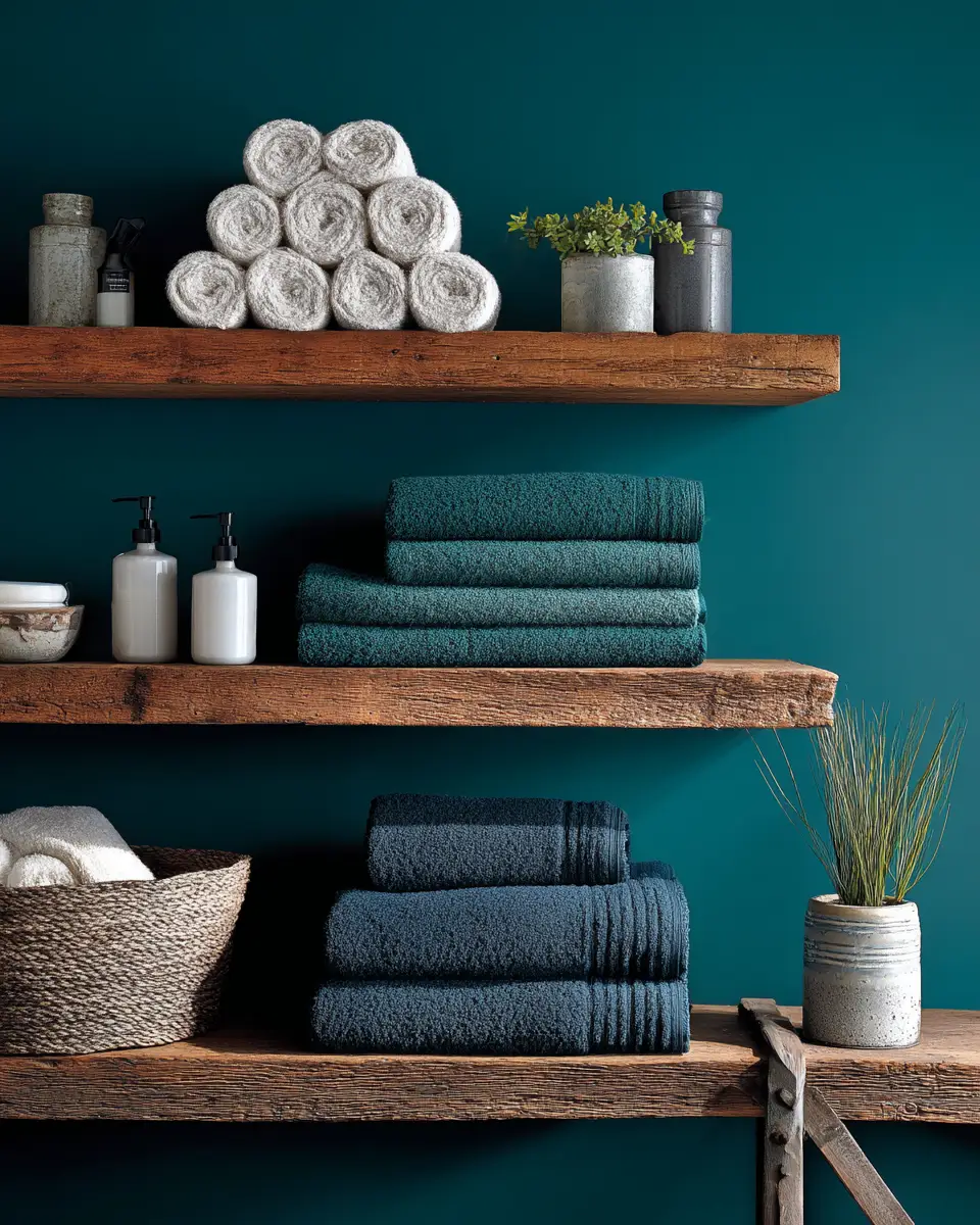Turquoise Organic Modern Laundry Room Decor Ideas - Featured