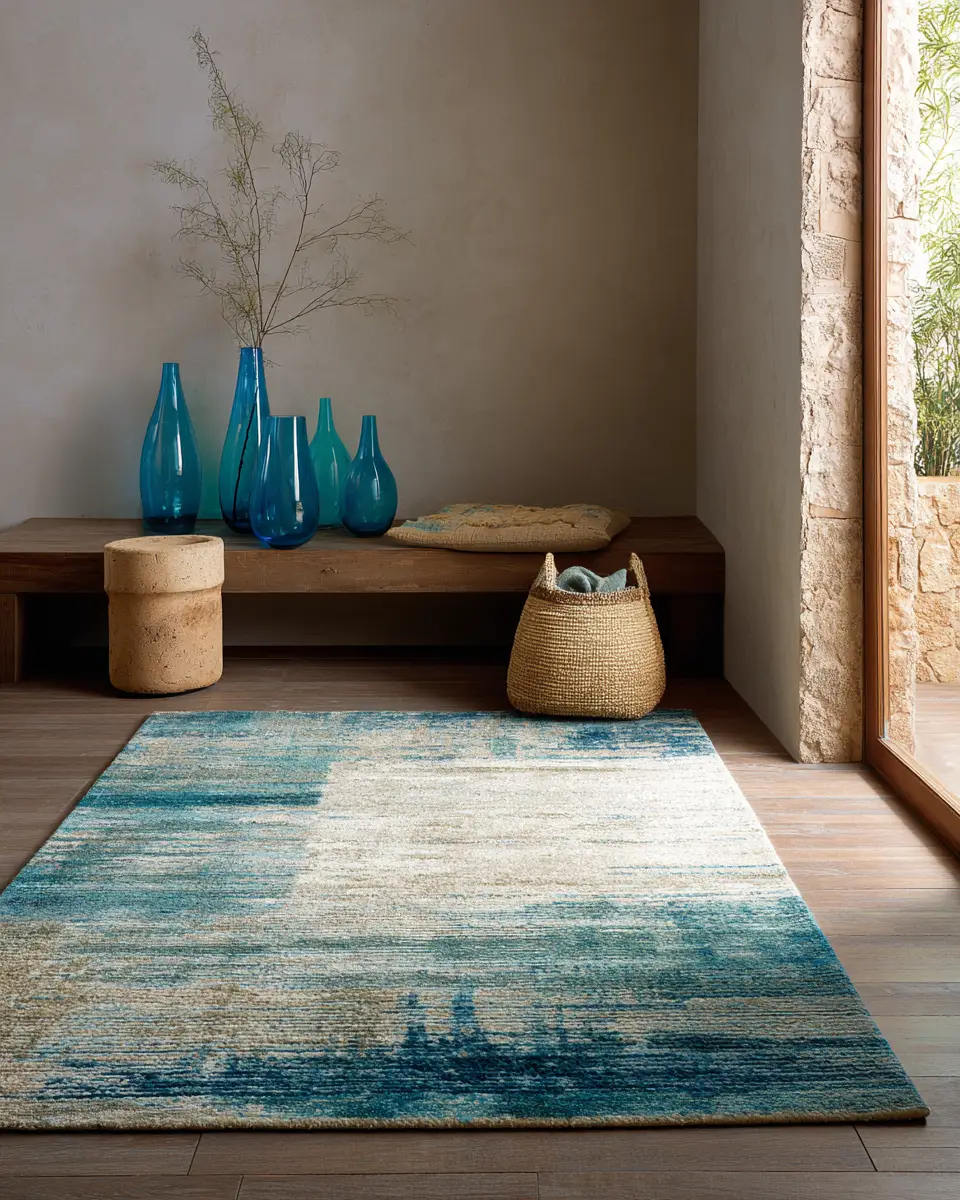 Turquoise Organic Modern Laundry Room Decor Ideas