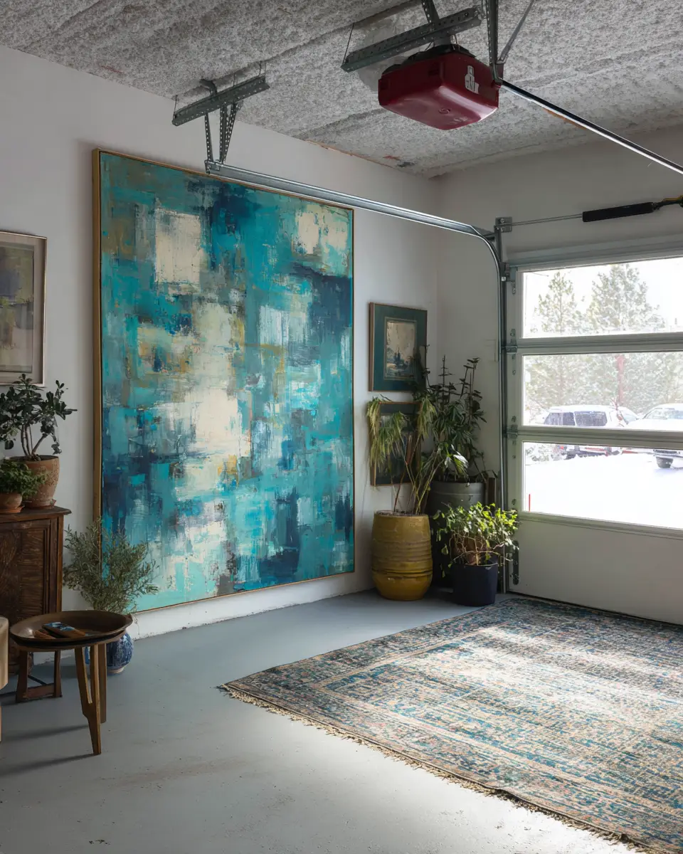 Turquoise Scandinavian Garage Decor Ideas