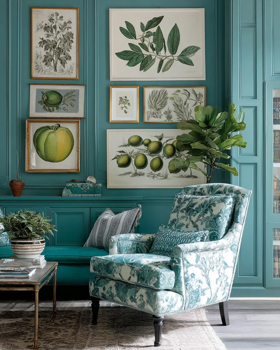 Turquoise Traditional Balcony Decor Ideas