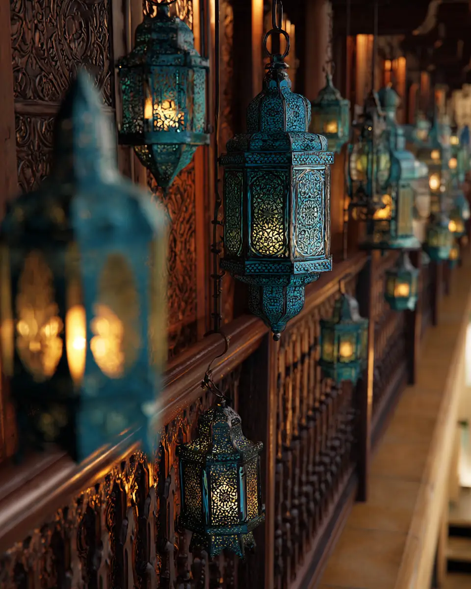 Turquoise Traditional Balcony Decor Ideas