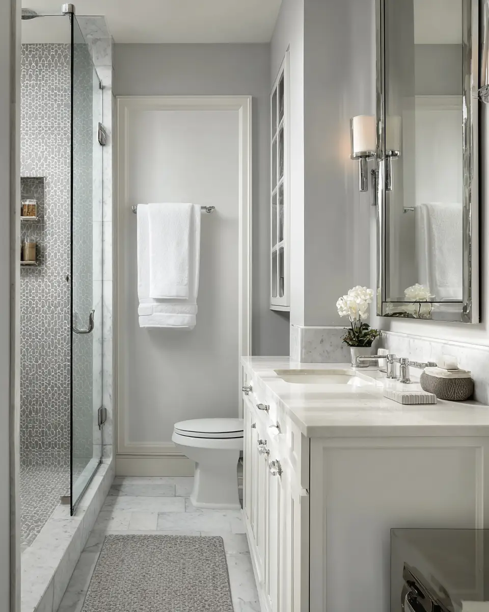 Two-Tone Bathroom Decor Ideas