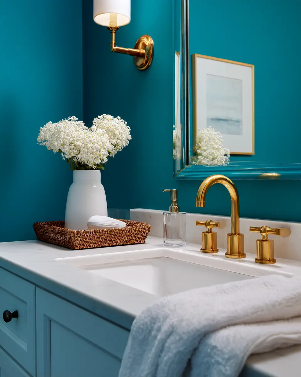Two-Tone Bathroom Decor Ideas