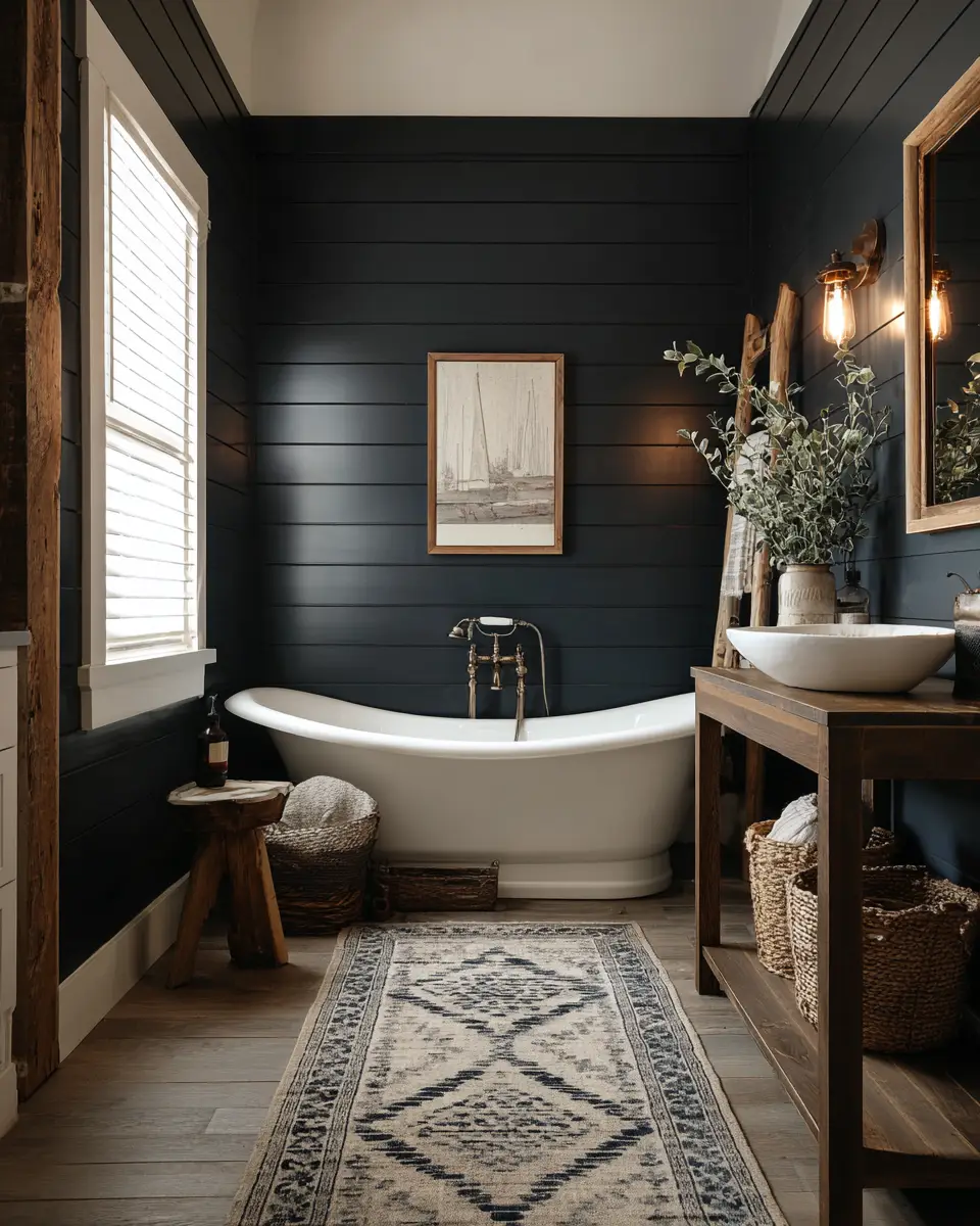 Two-Tone Bathroom Decor Ideas