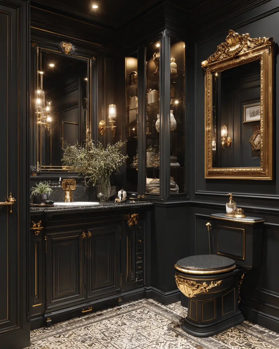 Two-Tone Bathroom Decor Ideas