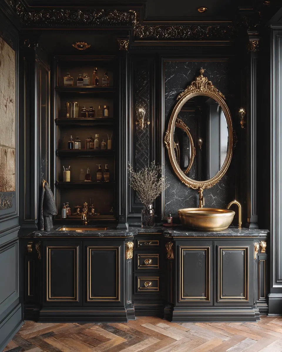 Two-Tone Bathroom Decor Ideas