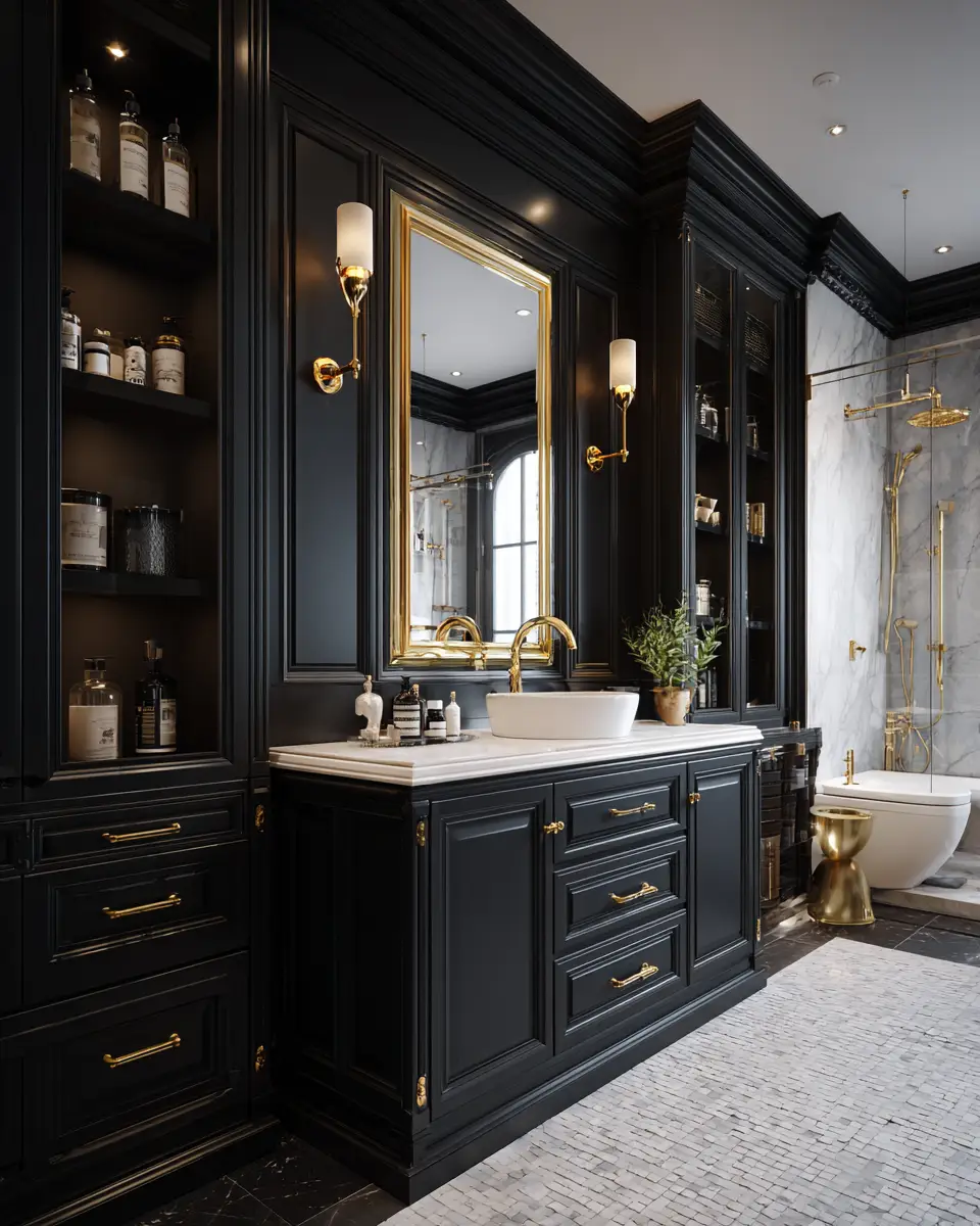 Two-Tone Bathroom Decor Ideas